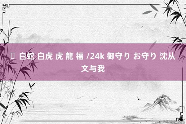 ✨白蛇 白虎 虎 龍 福 /24k 御守り お守り 沈从文与我